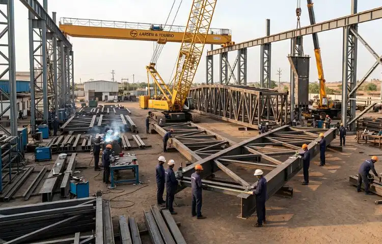High-quality mild steel structures manufactured in Mumbai.