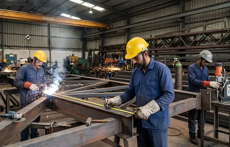 Custom mild steel fabrication company in Pune for commercial applications.