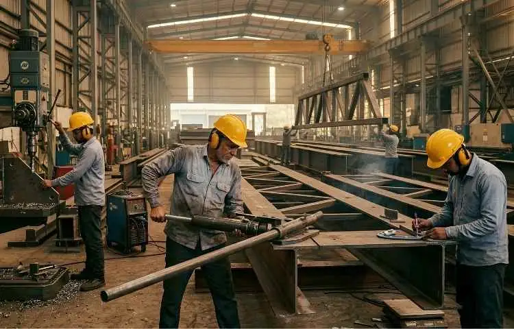 Industrial-grade bridge structures built for public and commercial projects in Noida