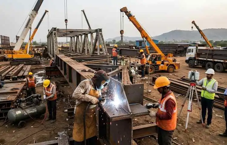Expert bridge engineering and manufacturing services for public infrastructure in Jaipur