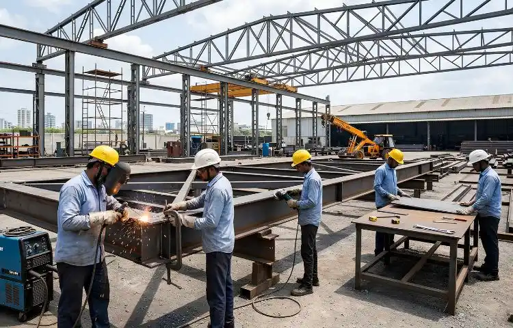 High-quality fabricated metal structures designed for infrastructure projects in Bengaluru
