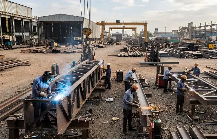 Tailor-made metal structures and components manufactured in Ahmedabad