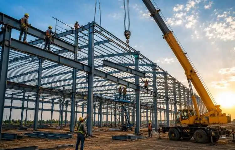 Durable pre-engineered structures built for warehouses and manufacturing units in Gurgaon
