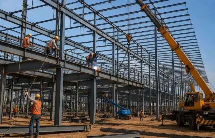 Expertly fabricated PEB structures for commercial applications in Faridabad.