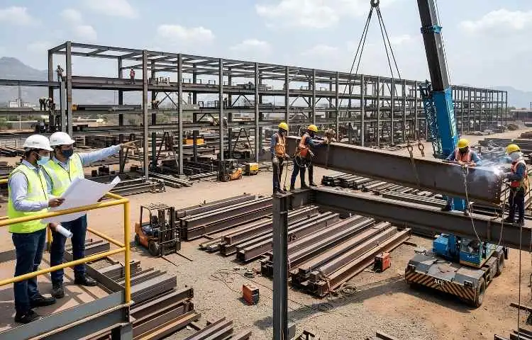 Reliable steel fabrication services for industrial facilities across Ahmedabad