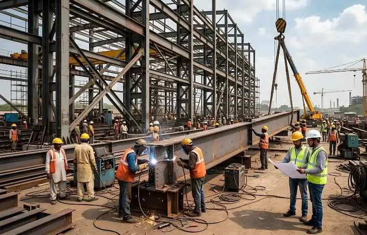 Advanced structural steel solutions tailored to industrial requirements in Rajasthan.