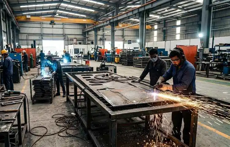 Engineered sheet metal components supporting industrial operations across Madhya Pradesh
