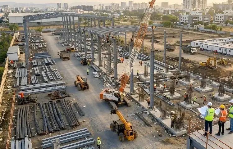 Advanced PEB structure solutions for industrial construction in Bhubaneswar.