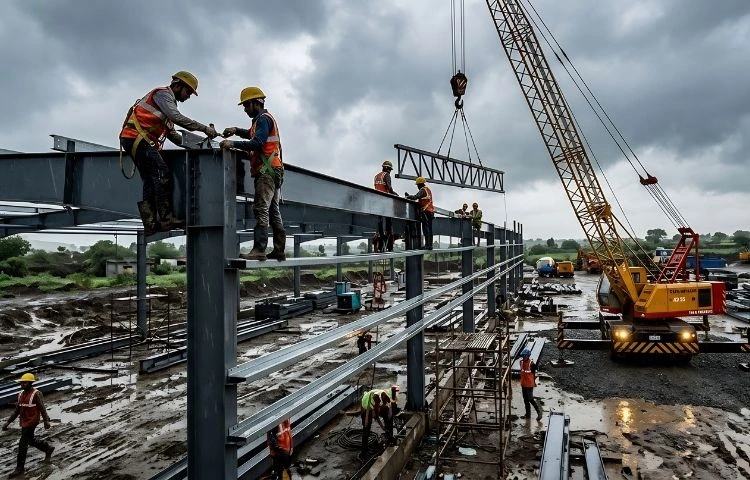 Advanced steel framework solutions for large-scale developments across Madhya Pradesh